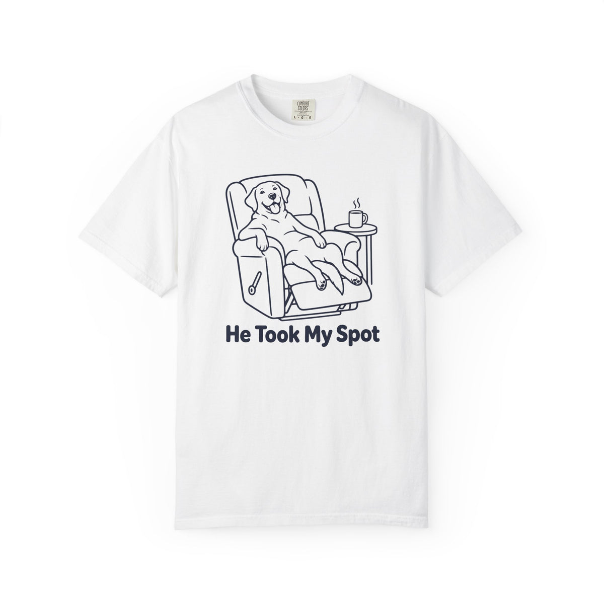 He Took My Spot Funny Dog Dad T-Shirt