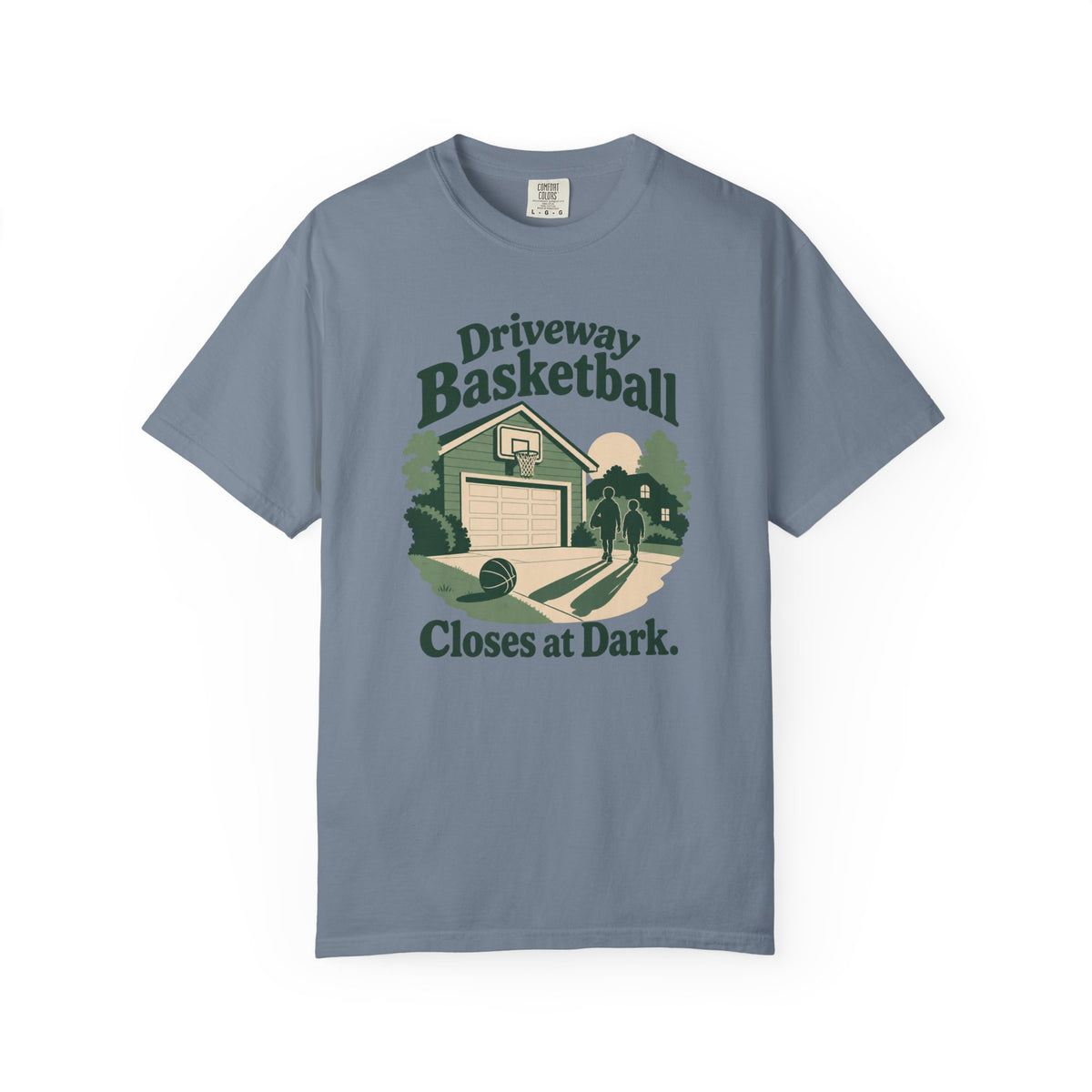 Driveway Basketball Closes at Dark T-Shirt
