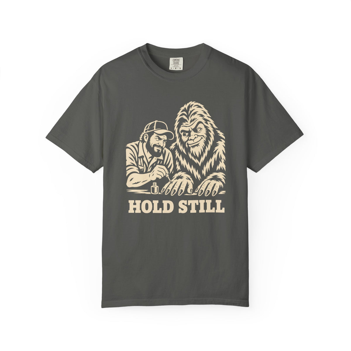 Hold Still Funny Sasquatch T-Shirt for Dad