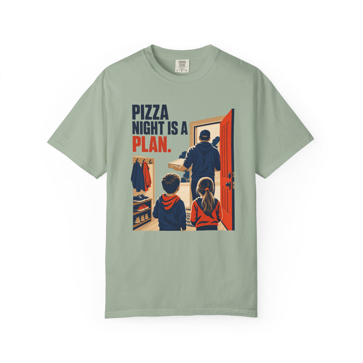 Pizza Night Is A Plan T-Shirt — Family Pizza Night Tee