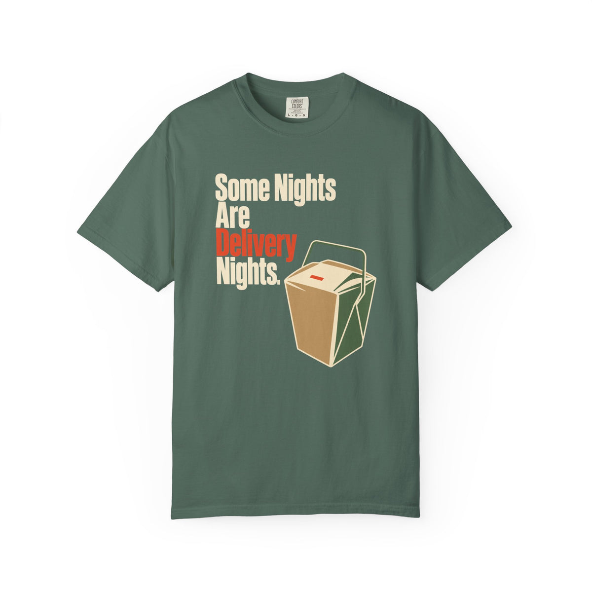 Some Nights Are Delivery Nights T-Shirt — Funny Food Delivery Tee