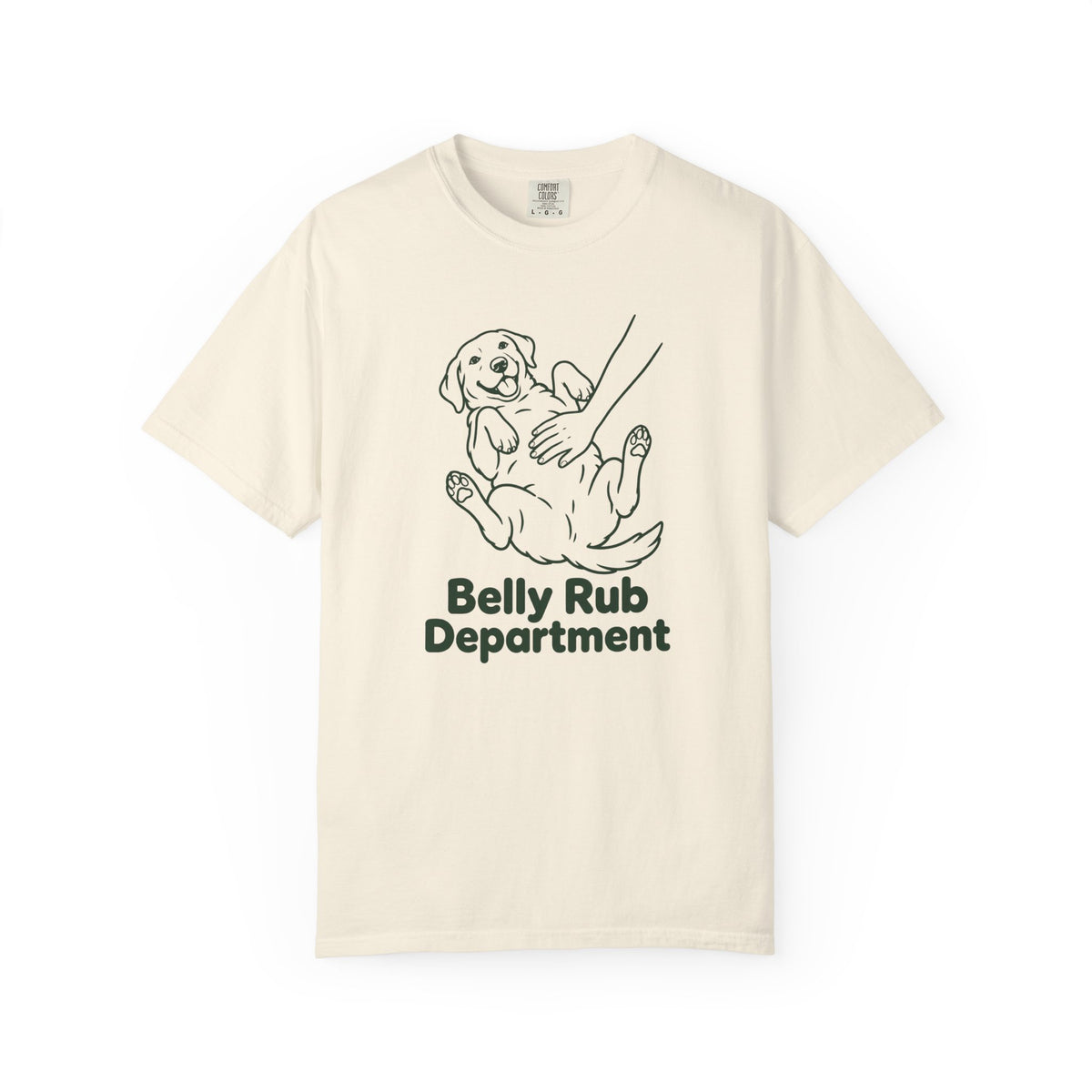 Belly Rub Department Funny Dog Dad T-Shirt