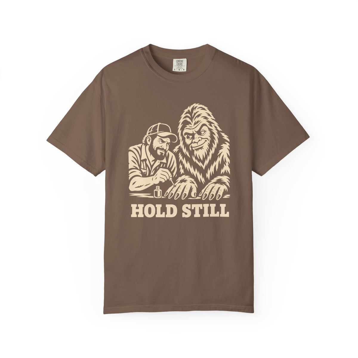 Hold Still Funny Sasquatch T-Shirt for Dad