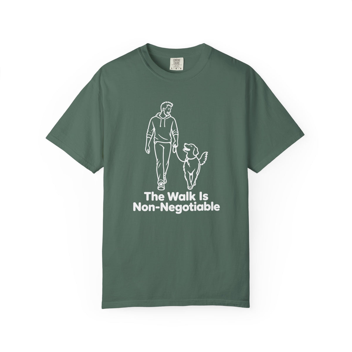 The Walk Is Non-Negotiable Dog Walking T-Shirt