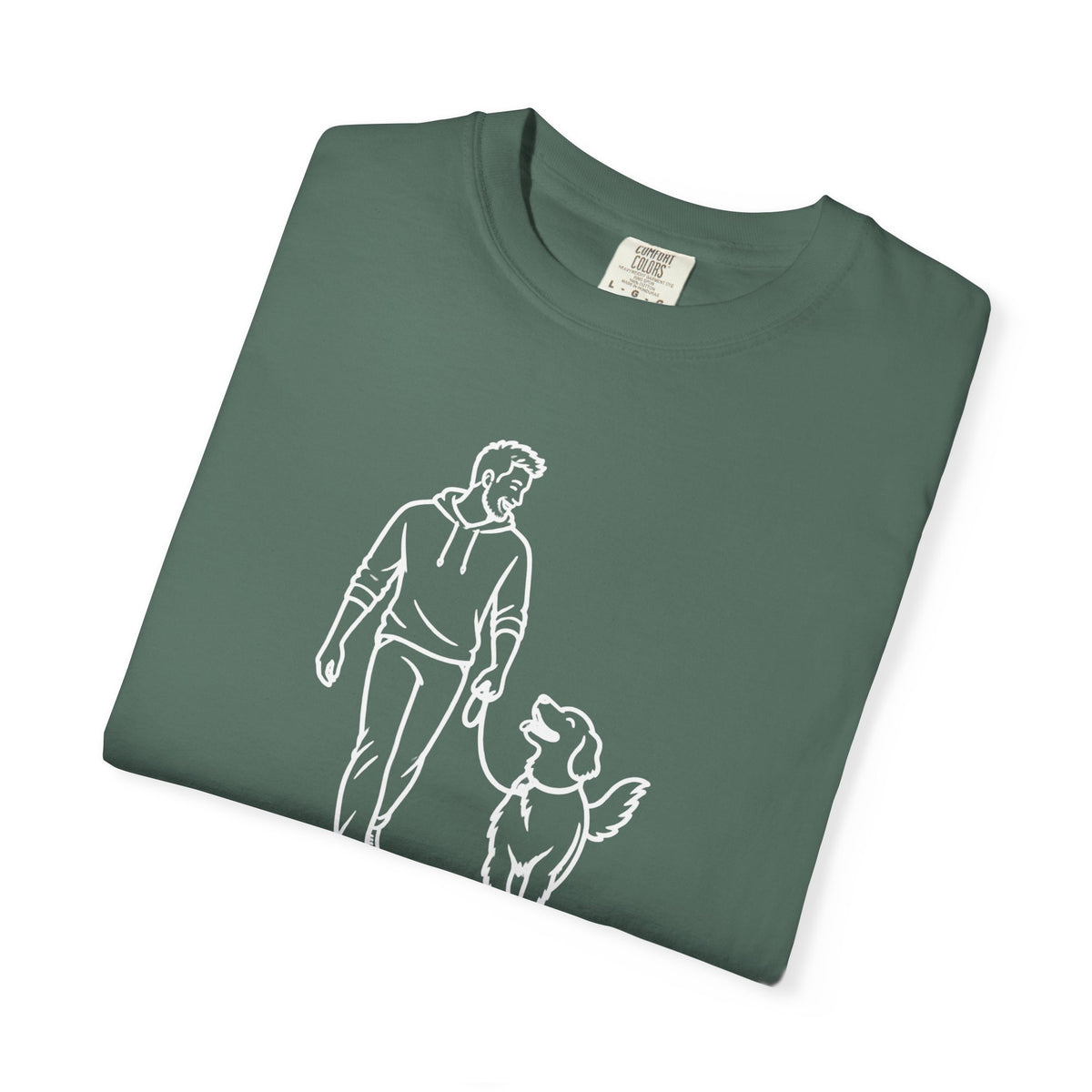 The Walk Is Non-Negotiable Dog Walking T-Shirt