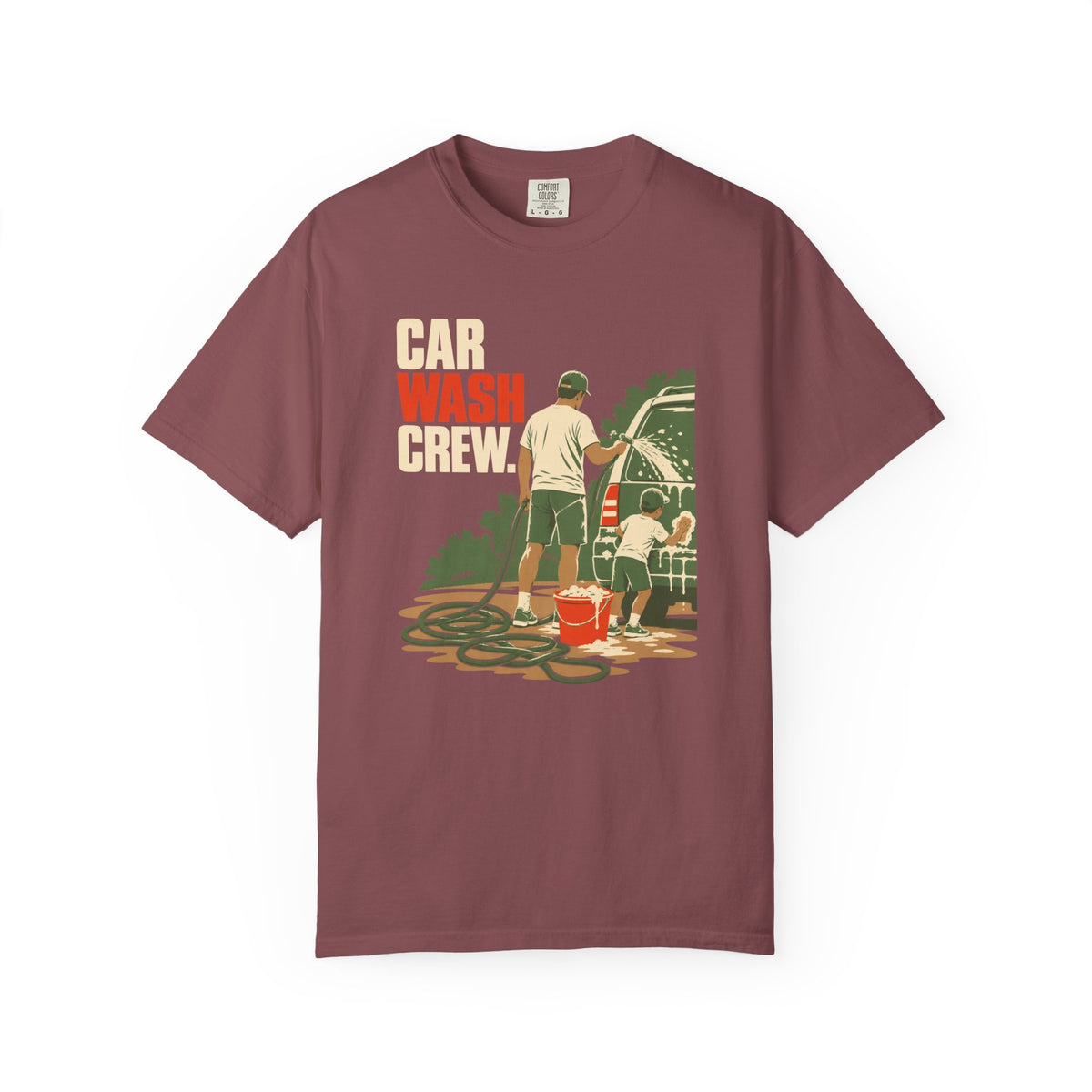 Car Wash Crew Vintage Graphic T-Shirt
