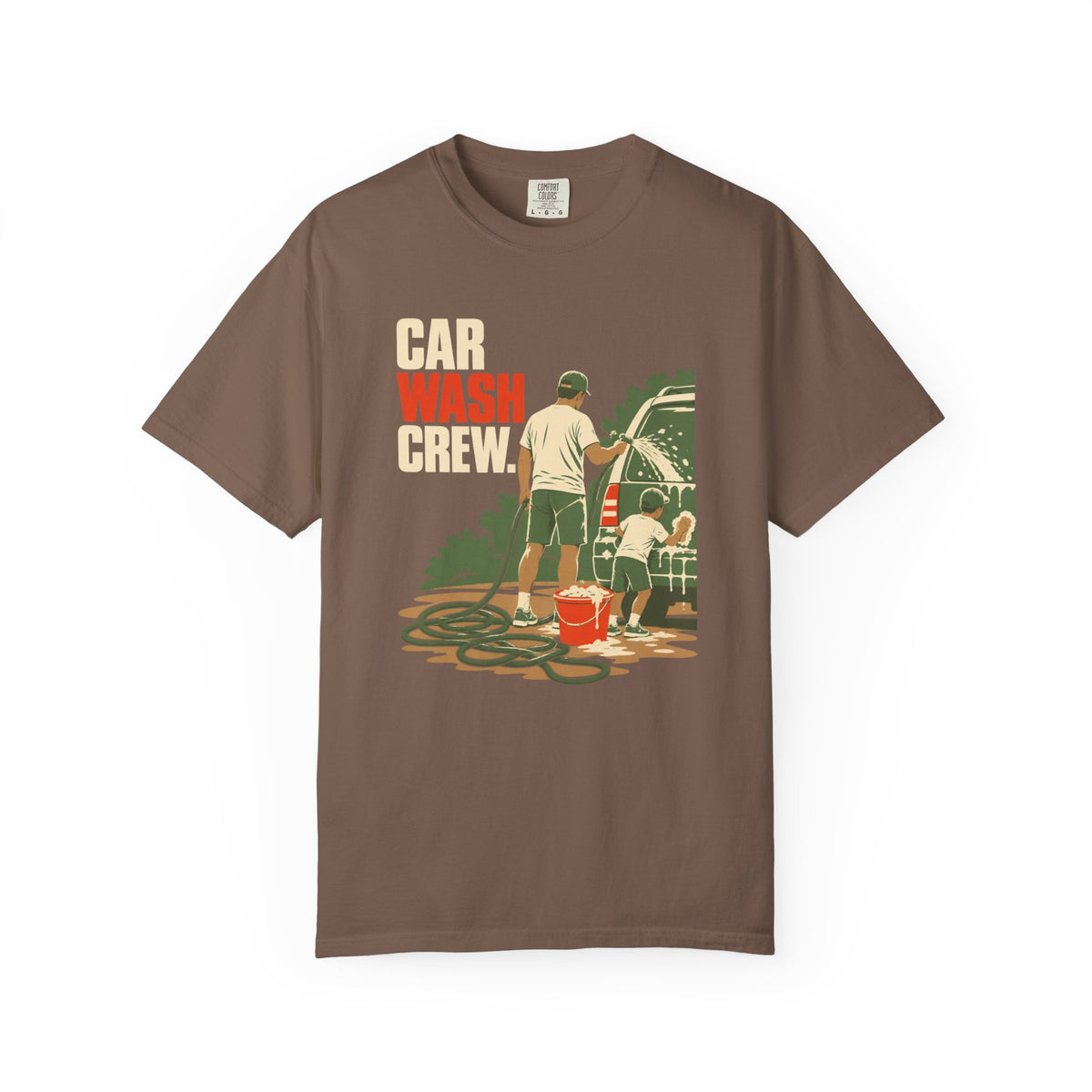 Car Wash Crew Vintage Graphic T-Shirt