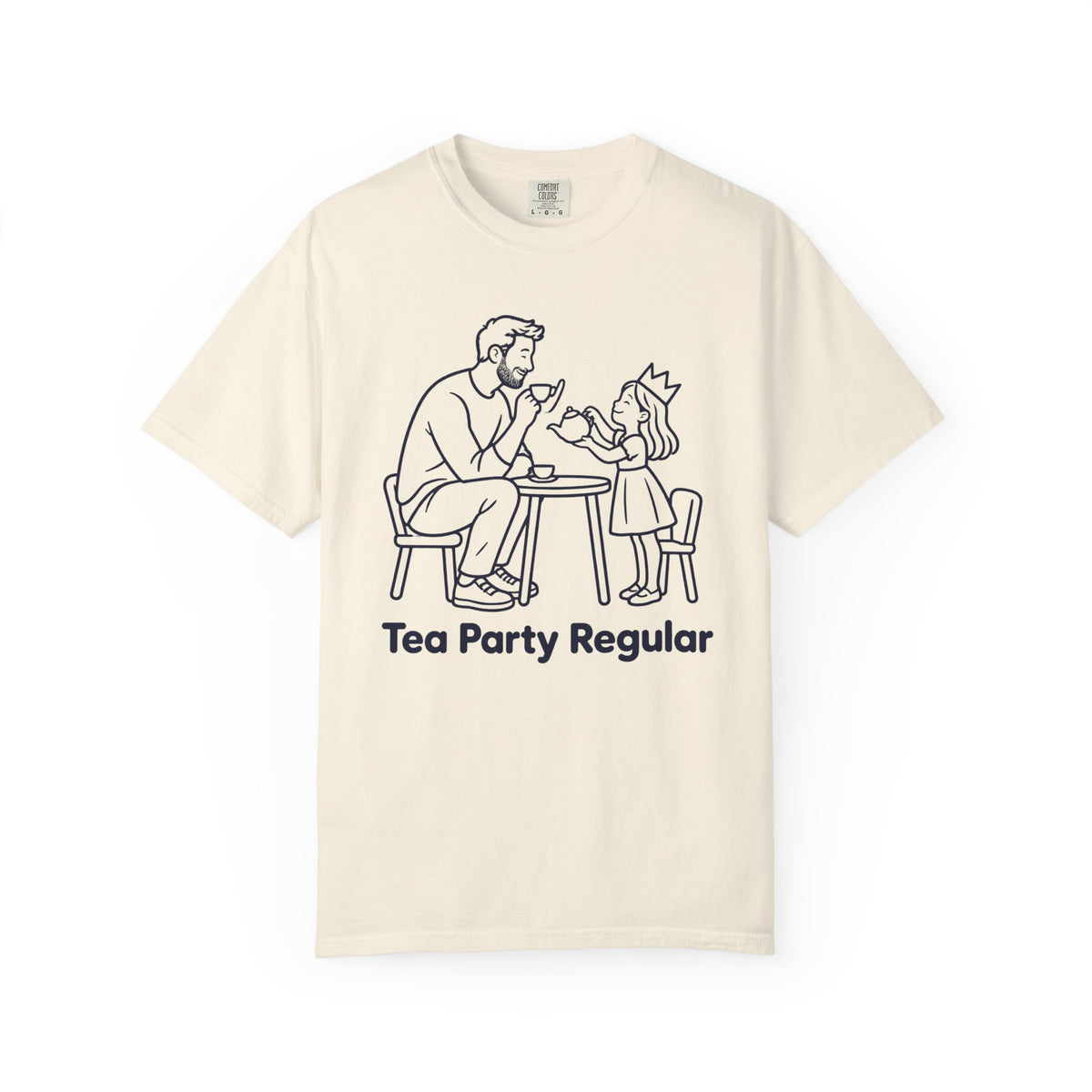 Tea Party Regular Dad of Girls T-Shirt