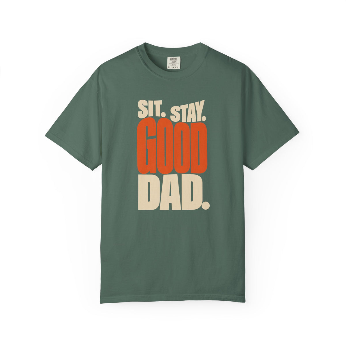Sit Stay Good Dad Dog Dad T-Shirt