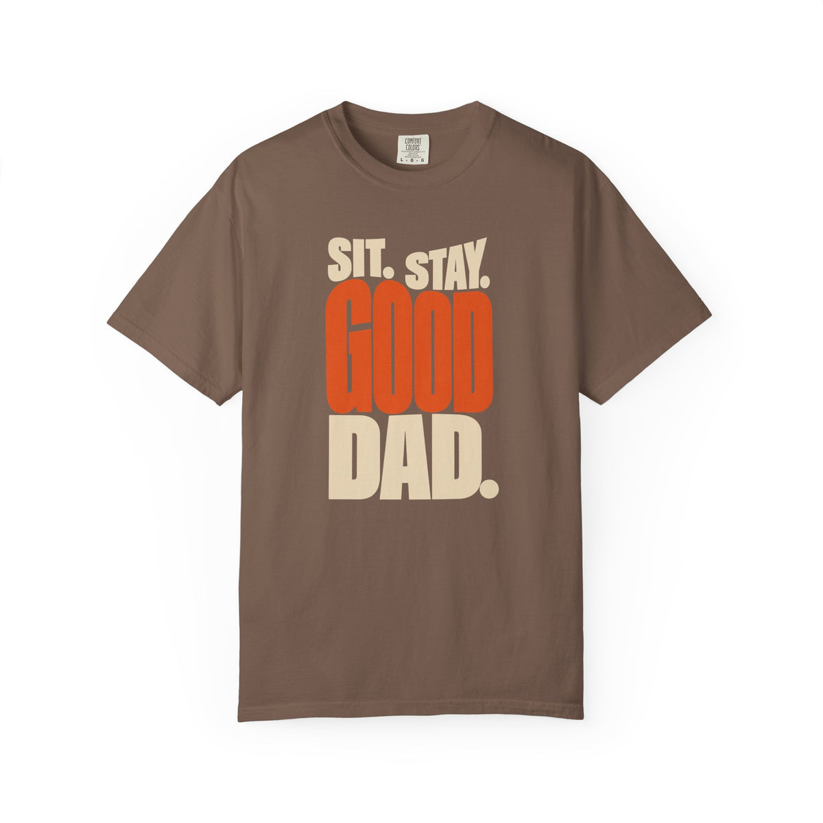 Sit Stay Good Dad Dog Dad T-Shirt