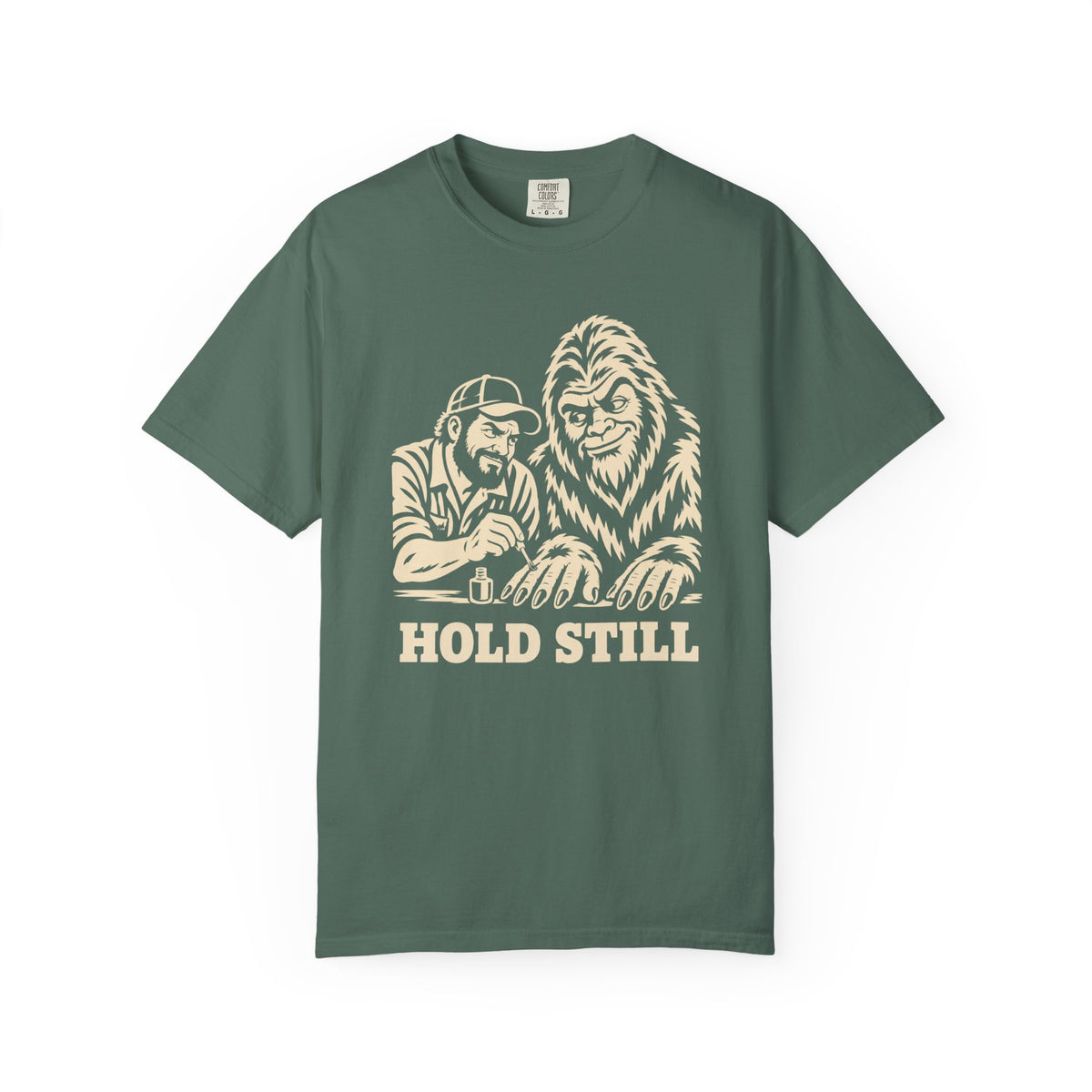 Hold Still Funny Sasquatch T-Shirt for Dad