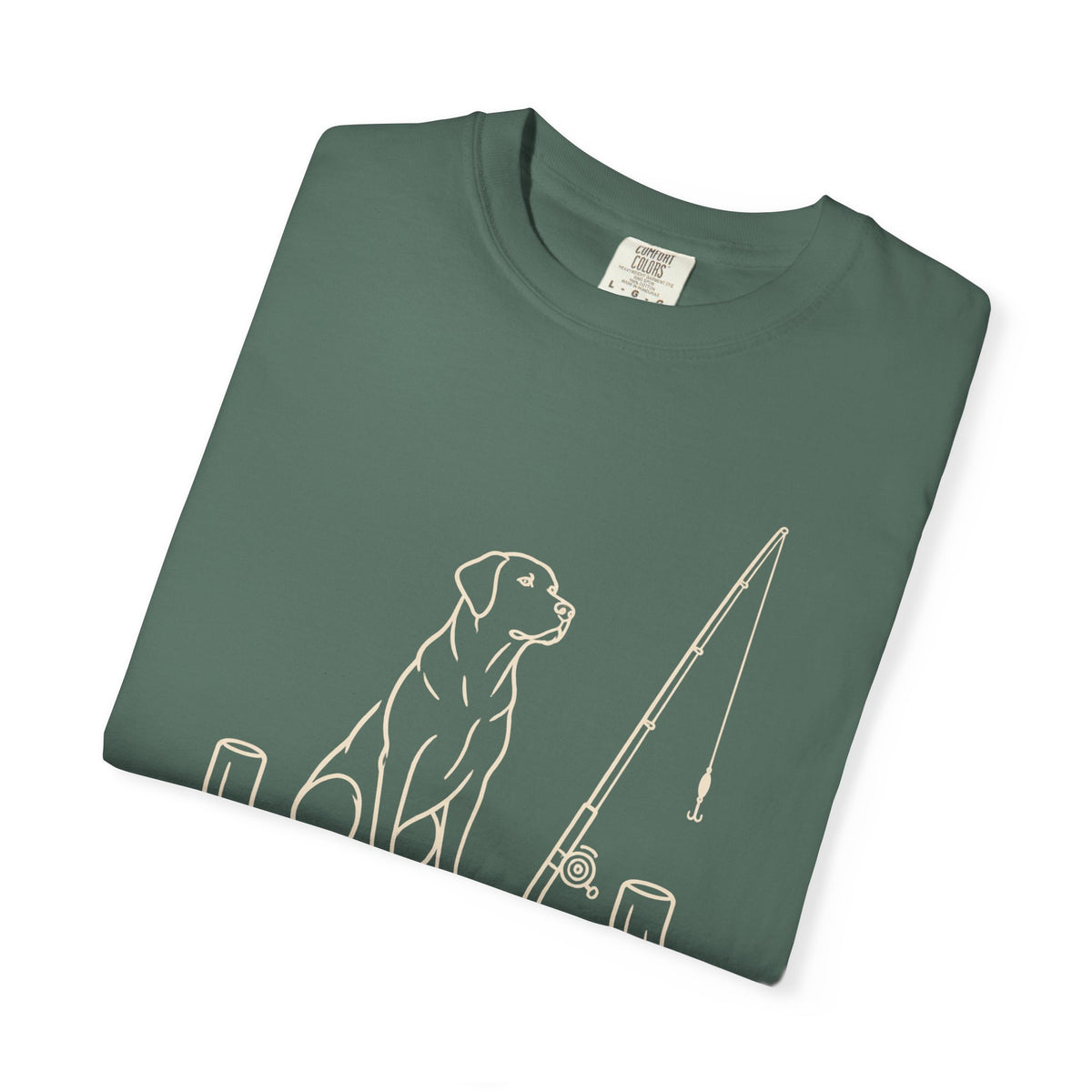 Quietest Fishing Partner Dog Dad T-Shirt