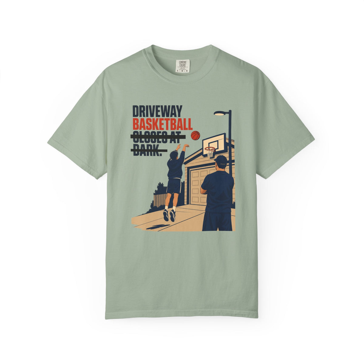 Driveway Basketball T-Shirt — 'Driveway Basketball' Graphic Tee