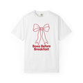 Bows Before Breakfast Dad of Girls T-Shirt