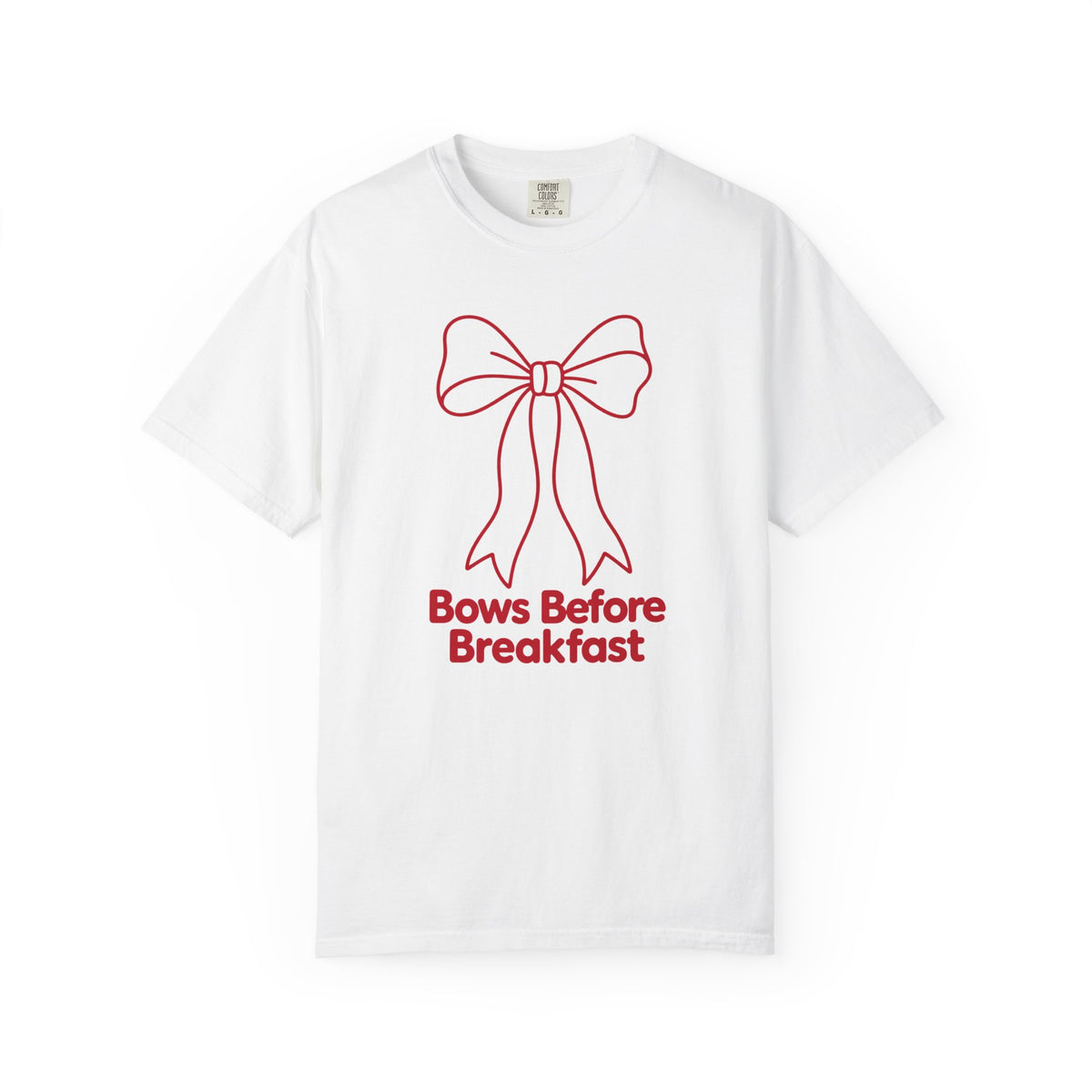 Bows Before Breakfast Dad of Girls T-Shirt