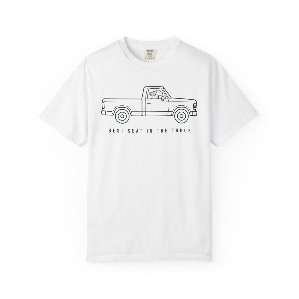 Best Seat in the Truck Dog Dad T-Shirt