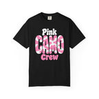 Pink Camo Crew Camo Dad T-Shirt