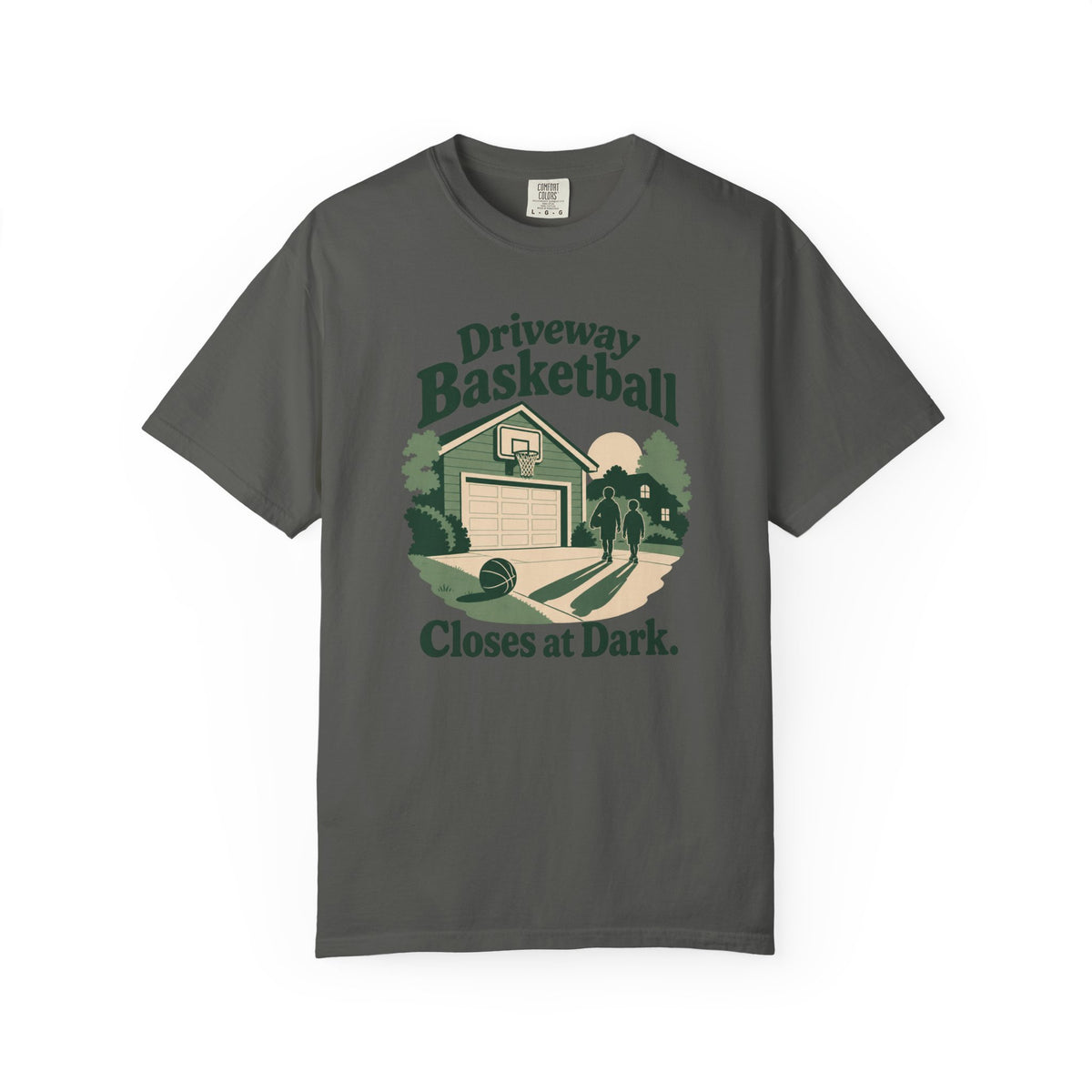 Driveway Basketball Closes at Dark T-Shirt