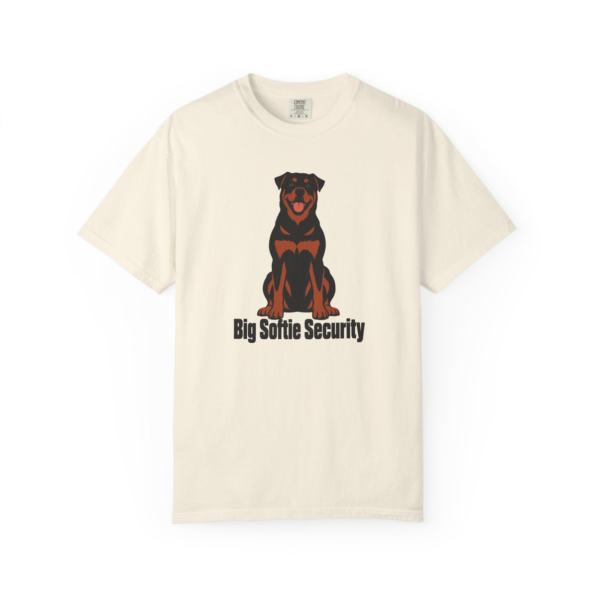 Big Softie Security Rottweiler Dad T-Shirt