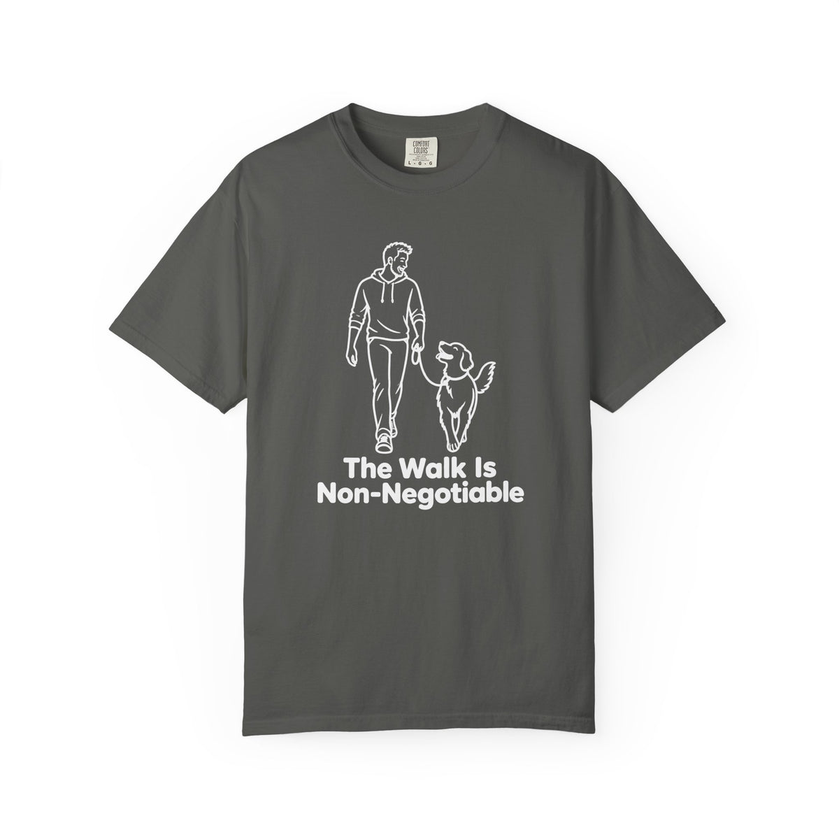 The Walk Is Non-Negotiable Dog Walking T-Shirt