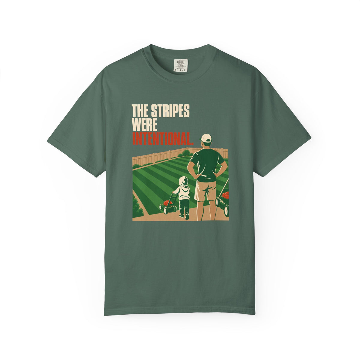 Dad & Kid T-Shirt – “The Stripes Were intentional”  Tee