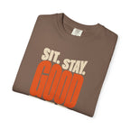 Sit Stay Good Dad Dog Dad T-Shirt