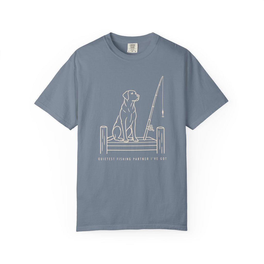 Quietest Fishing Partner Dog Dad T-Shirt