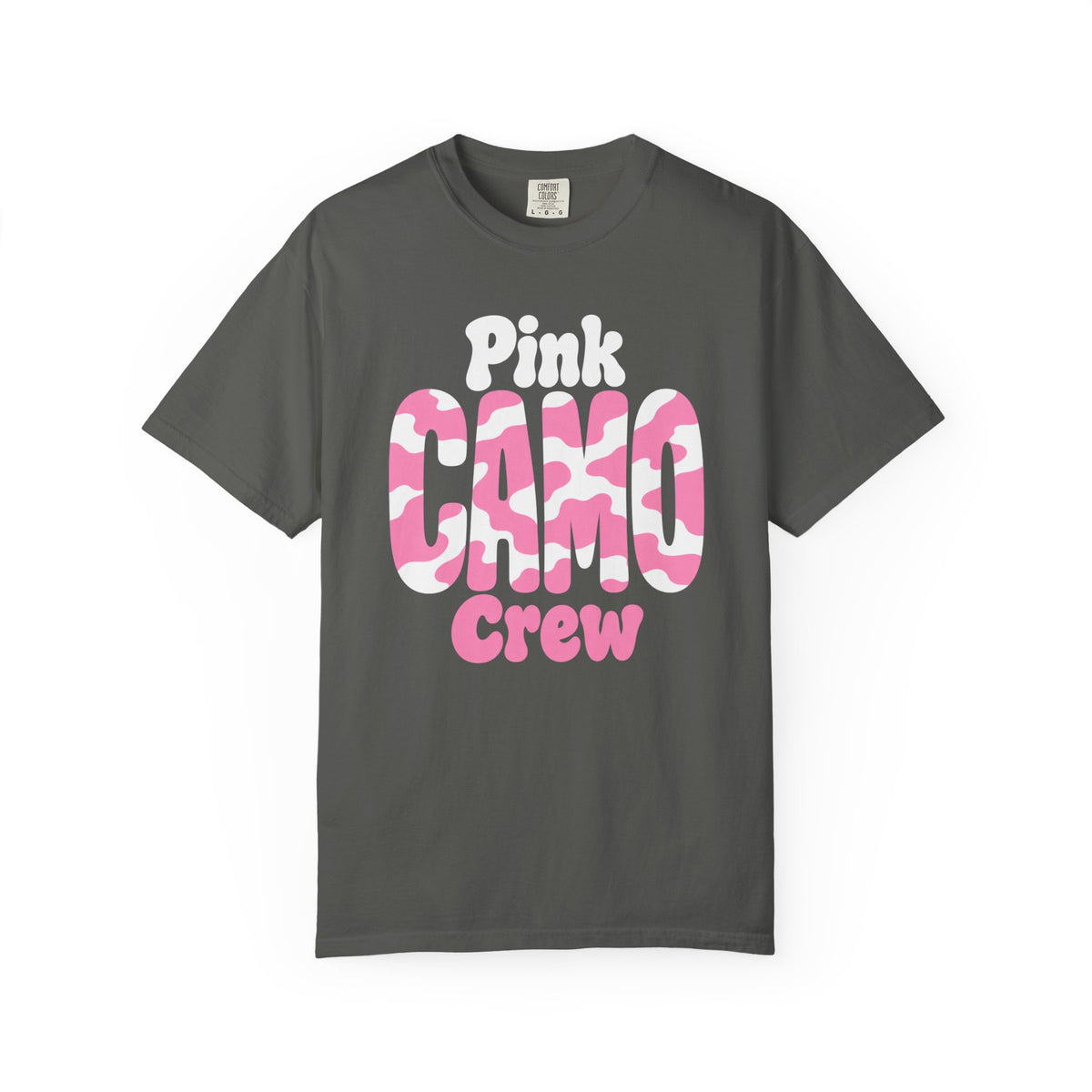 Pink Camo Crew Camo Dad T-Shirt