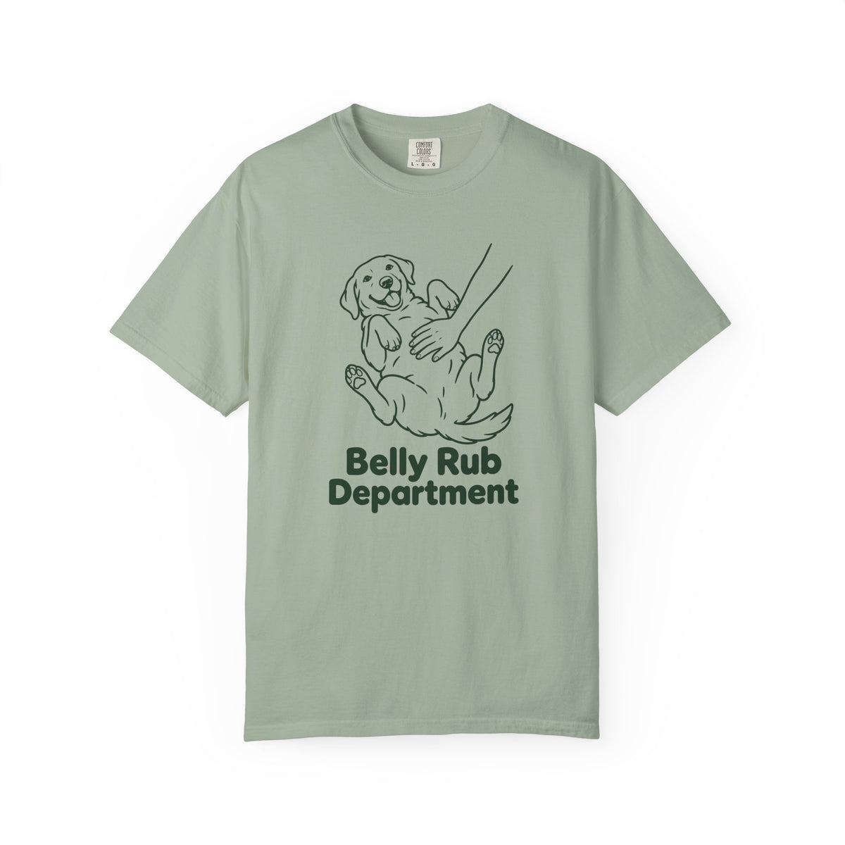Belly Rub Department Funny Dog Dad T-Shirt