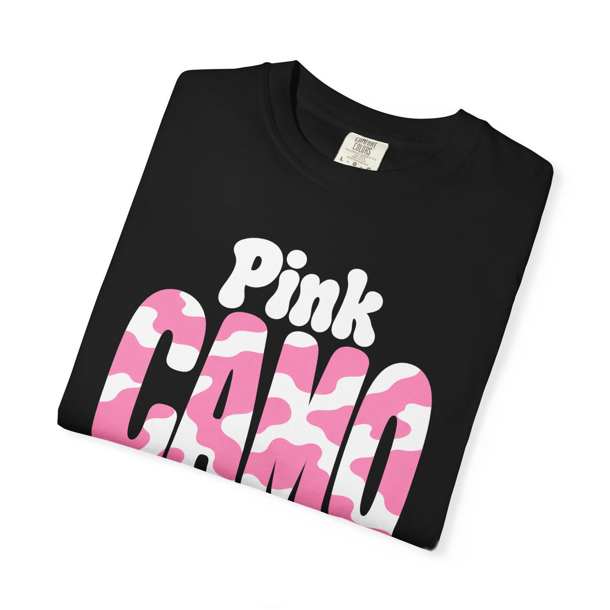 Pink Camo Crew Camo Dad T-Shirt