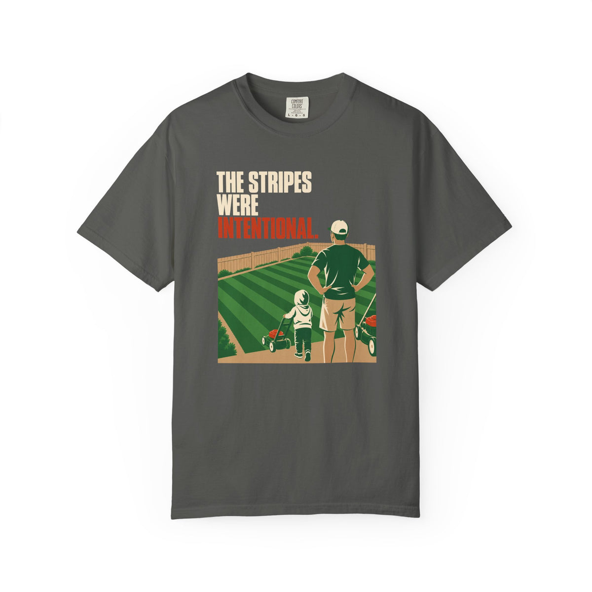Dad & Kid T-Shirt – “The Stripes Were intentional”  Tee