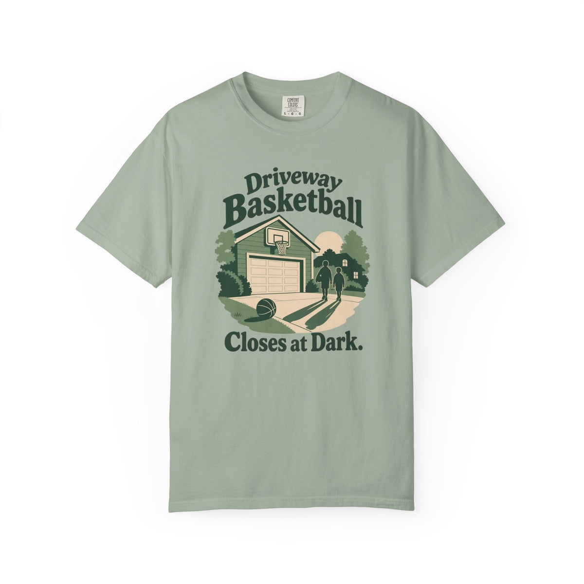 Driveway Basketball Closes at Dark T-Shirt