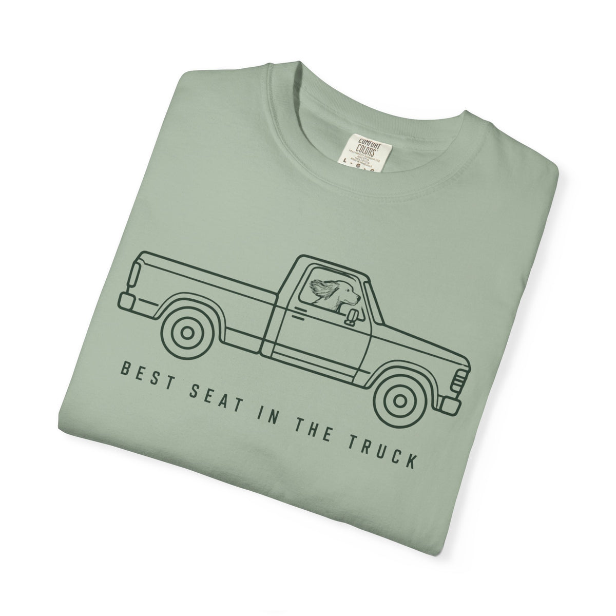 Best Seat in the Truck Dog Dad T-Shirt