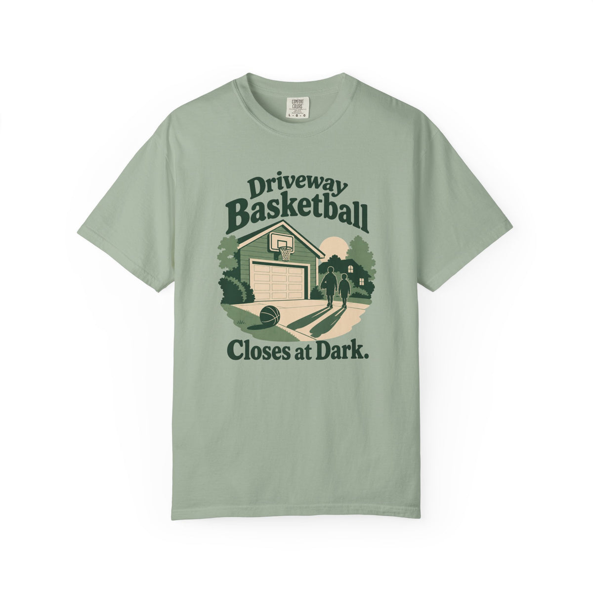 Driveway Basketball Closes at Dark T-Shirt