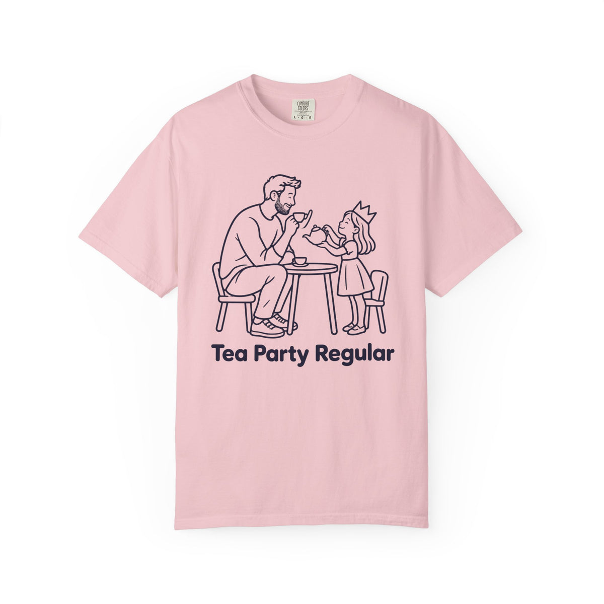 Tea Party Regular Dad of Girls T-Shirt