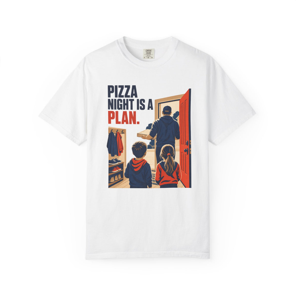 Pizza Night Is A Plan T-Shirt — Family Pizza Night Tee