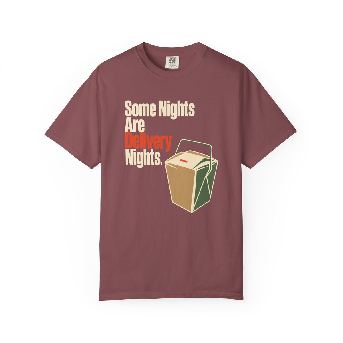 Some Nights Are Delivery Nights T-Shirt — Funny Food Delivery Tee