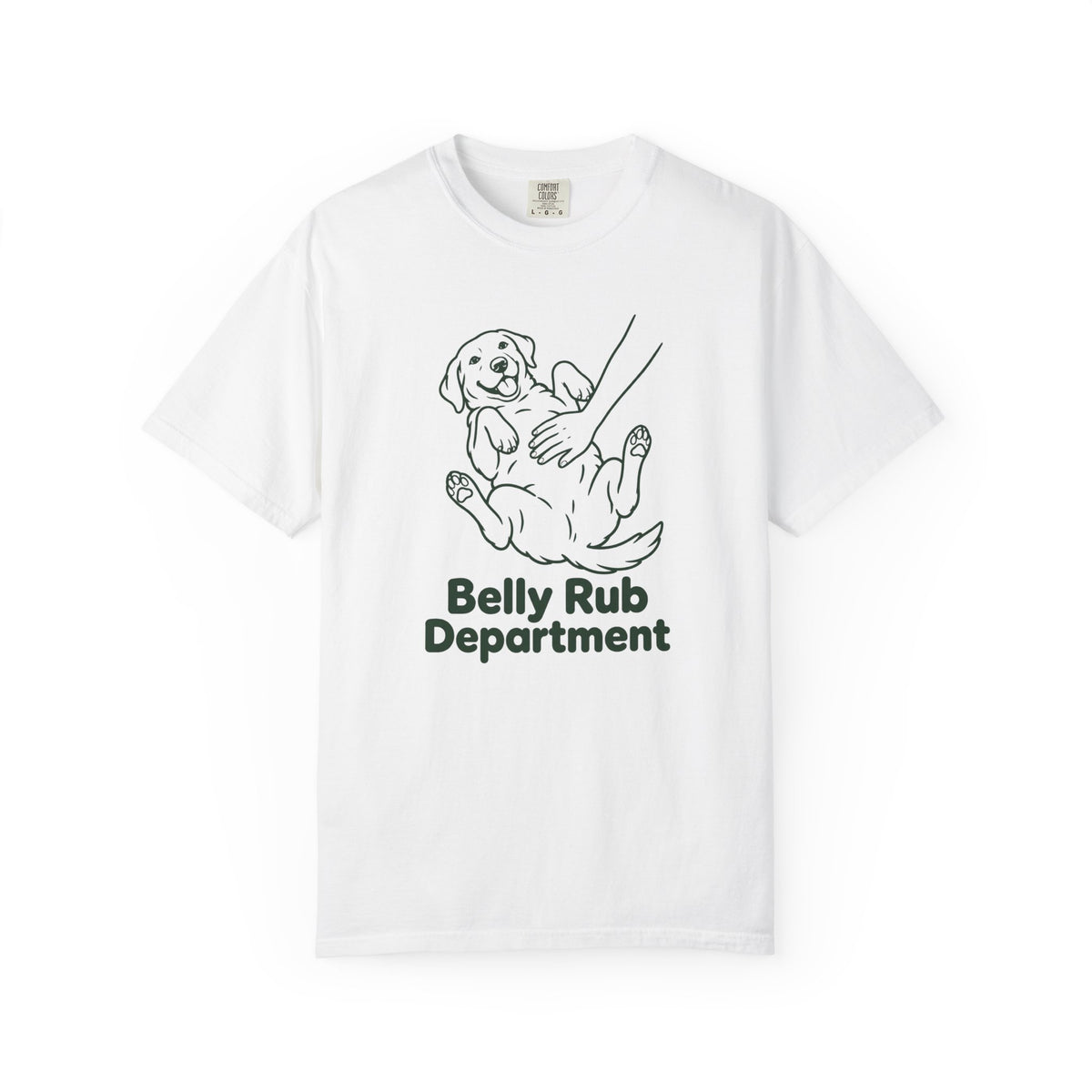 Belly Rub Department Funny Dog Dad T-Shirt