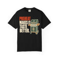 Grillmaster T-Shirt — "Preheat Makes It Taste Better" BBQ Tee