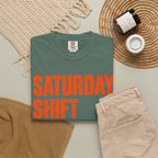 Saturday Shift 6AM to Dinner BBQ Dad T-Shirt
