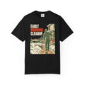 Snow Shoveling T-Shirt — "Early Morning Cleanup" Vintage Winter Yard Work Tee