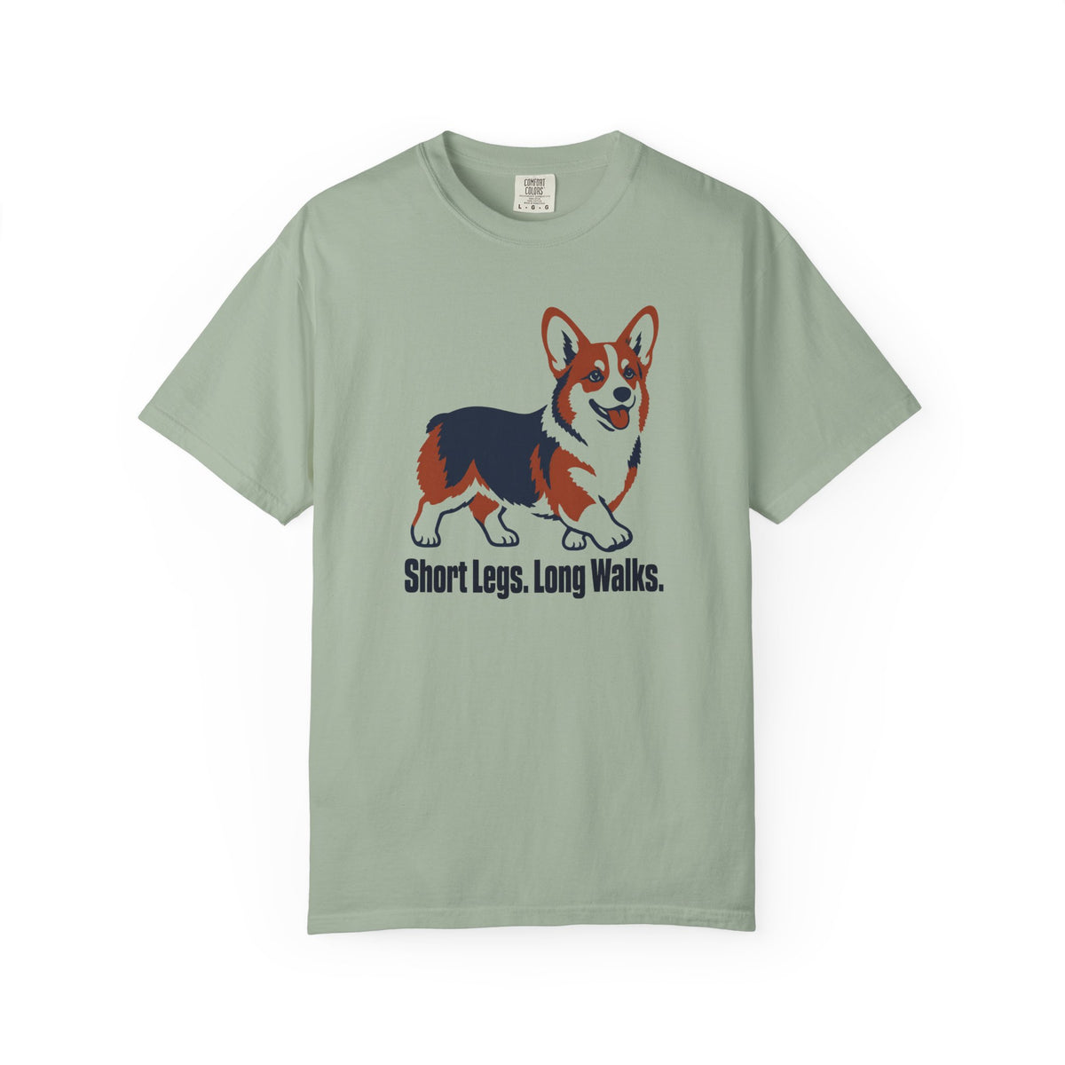 Short Legs Long Walks Corgi Dad T-Shirt