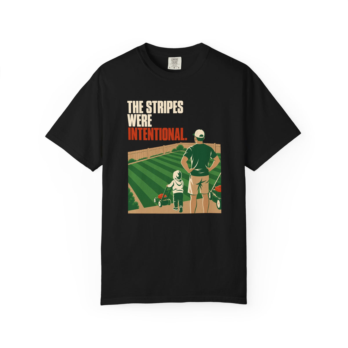 Dad & Kid T-Shirt – “The Stripes Were intentional”  Tee