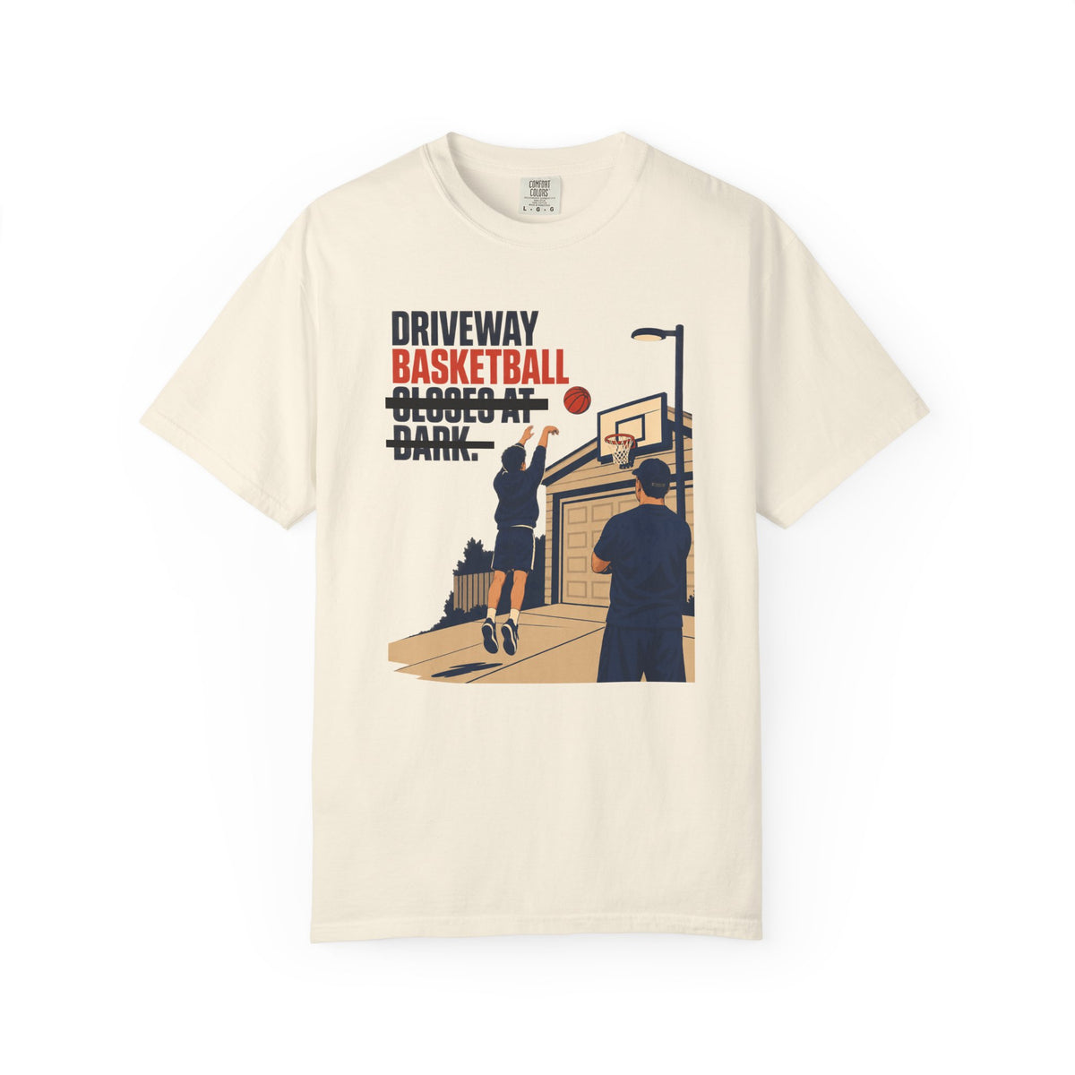 Driveway Basketball T-Shirt — 'Driveway Basketball' Graphic Tee