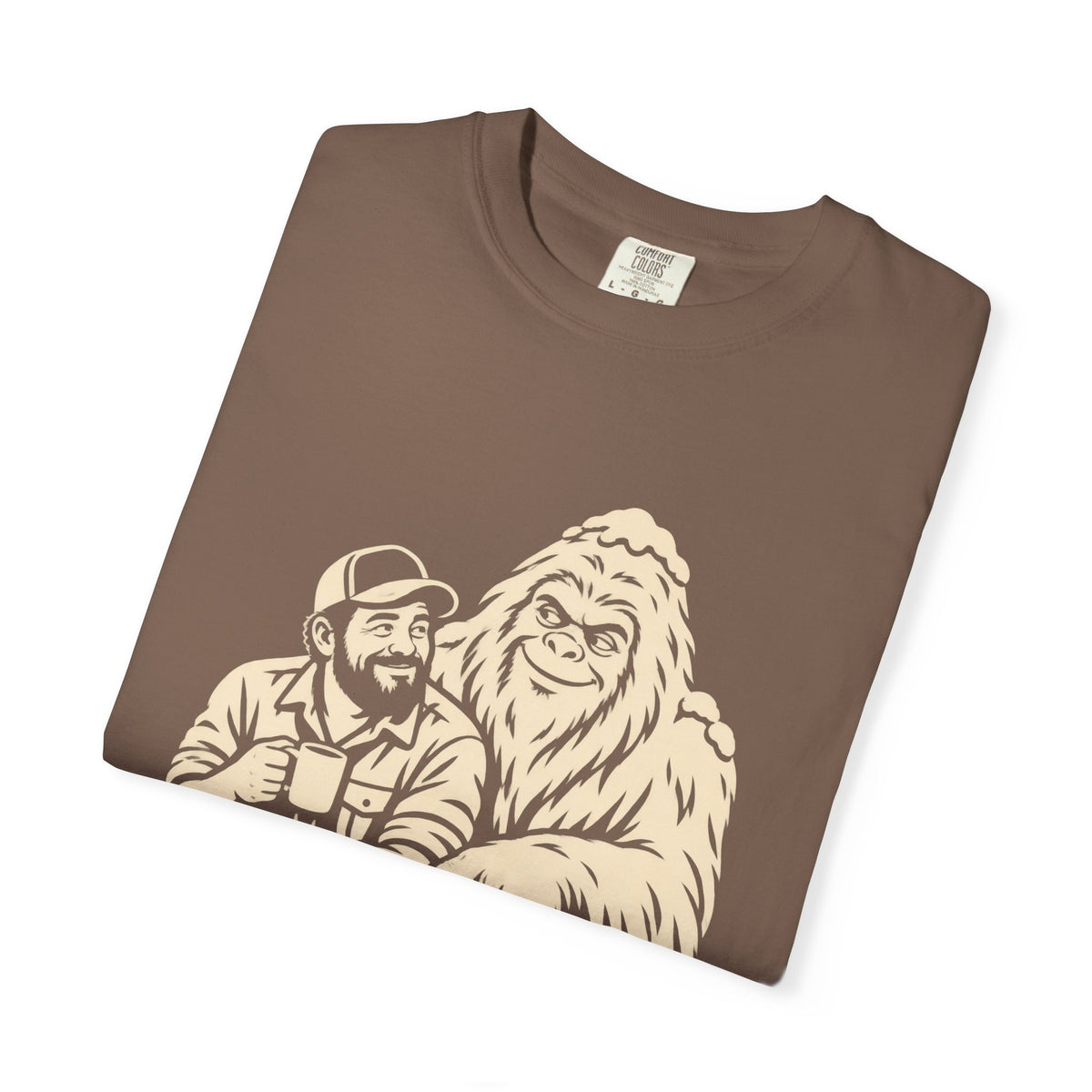 Cold Feet Cured Sasquatch Christmas T-Shirt for Dad