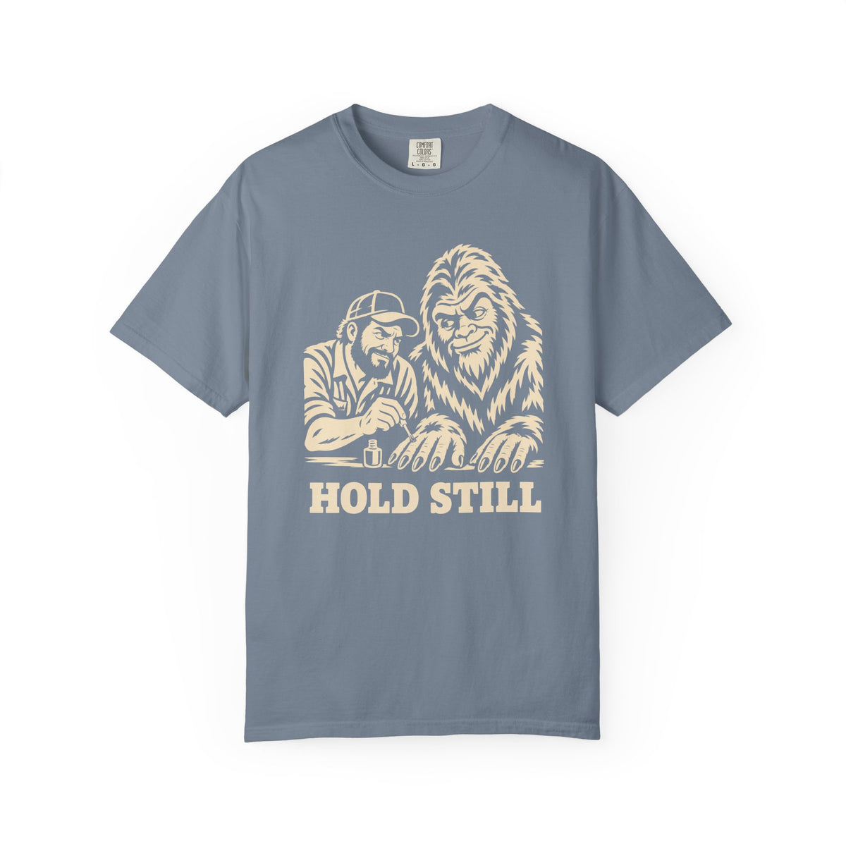 Hold Still Funny Sasquatch T-Shirt for Dad