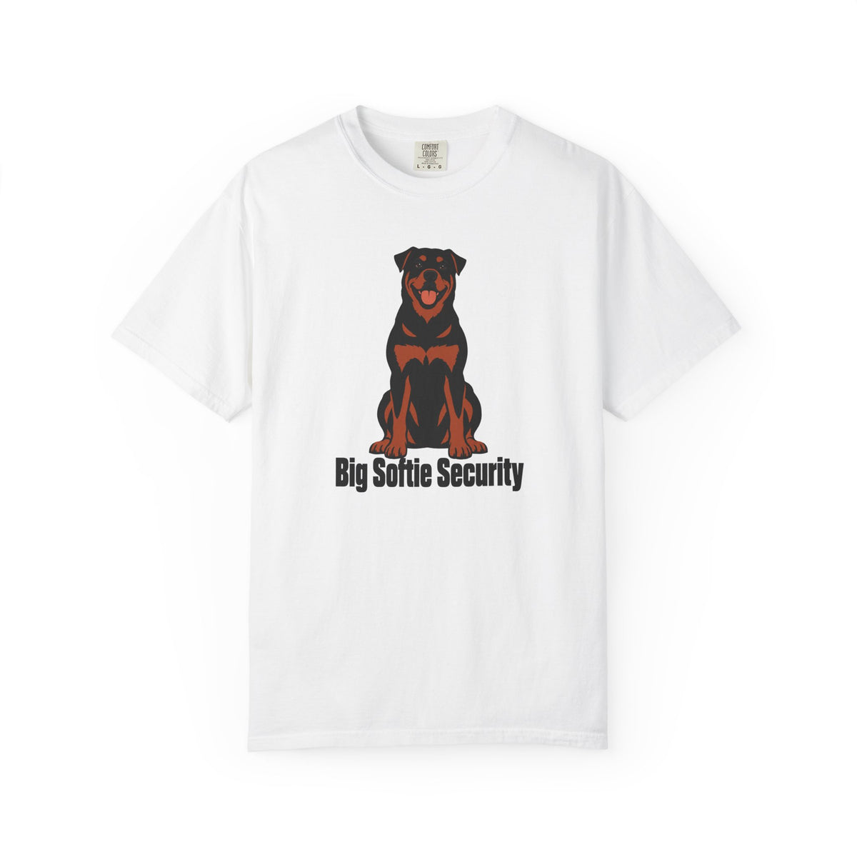Big Softie Security Rottweiler Dad T-Shirt