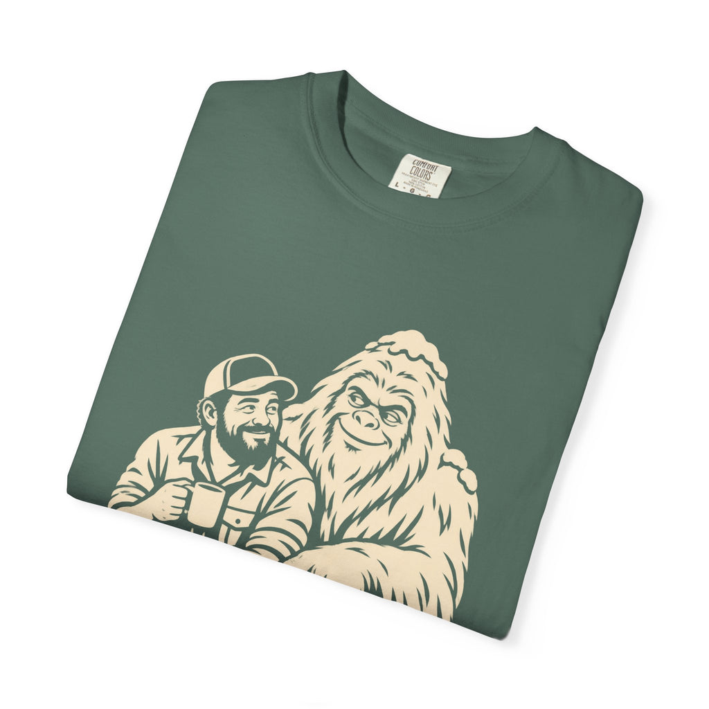 Cold Feet Cured Sasquatch Christmas T-Shirt for Dad