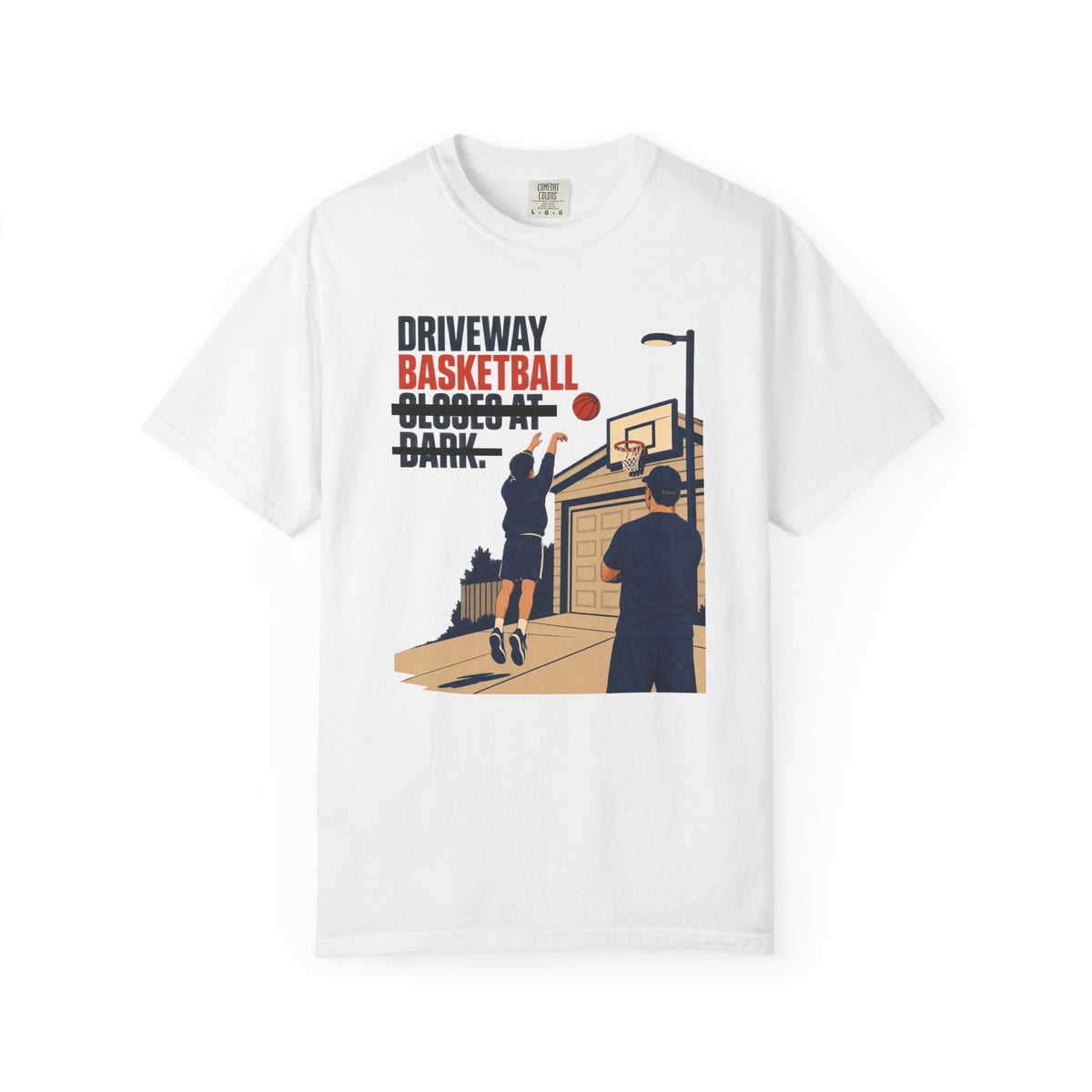 Driveway Basketball T-Shirt — 'Driveway Basketball' Graphic Tee