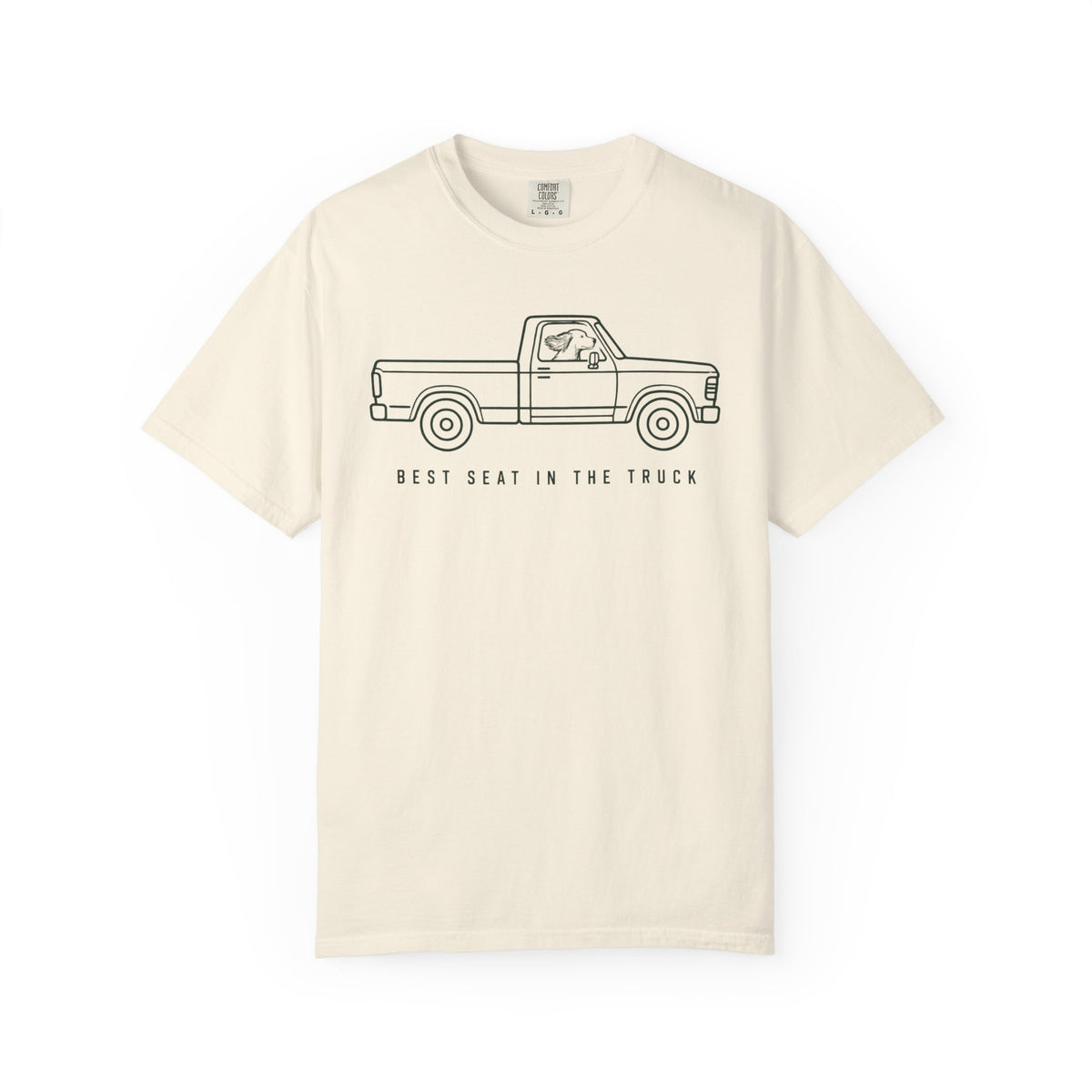 Best Seat in the Truck Dog Dad T-Shirt